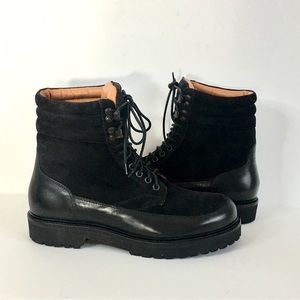 BARNEYS N Y MENS COMBAT BOOTS